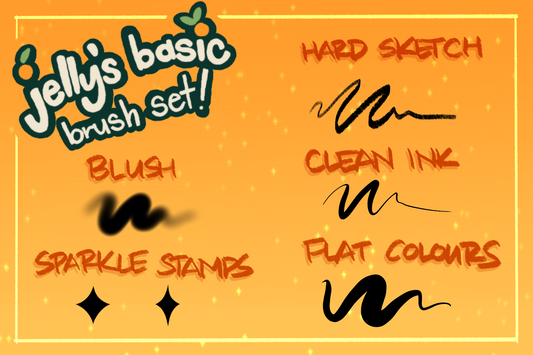 Jelly's Basic Brushes | Procreate Brushpack